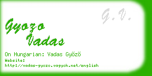 gyozo vadas business card